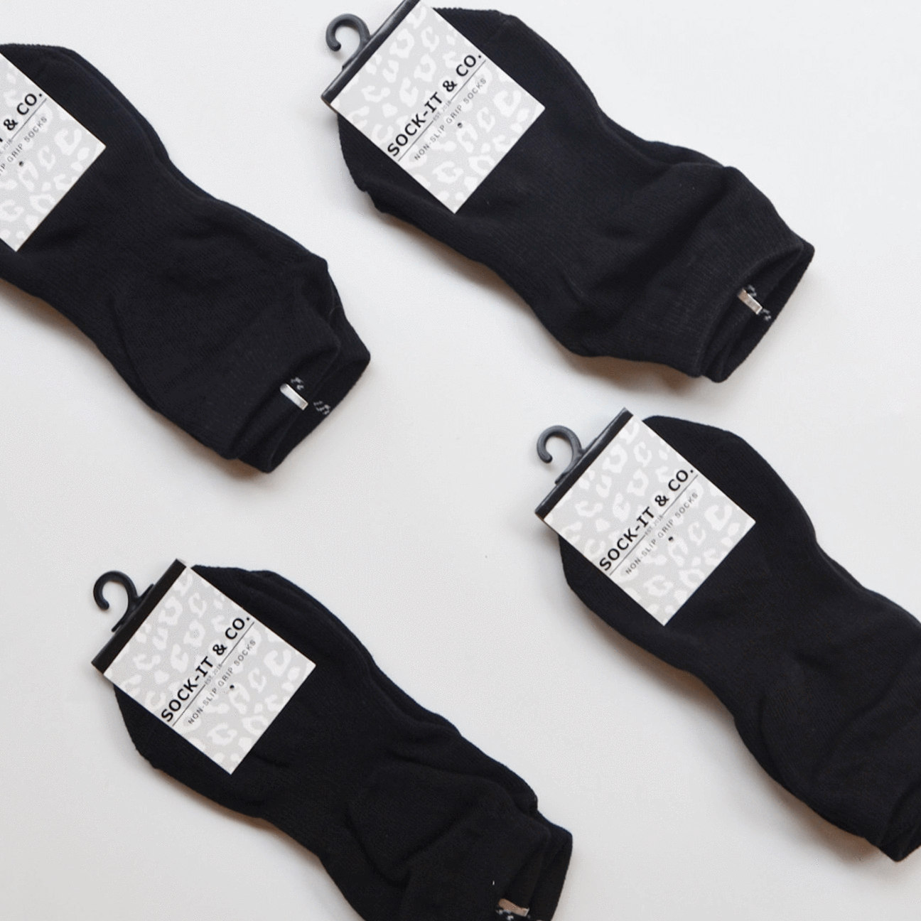 Black Non-Slip Ankle Sock