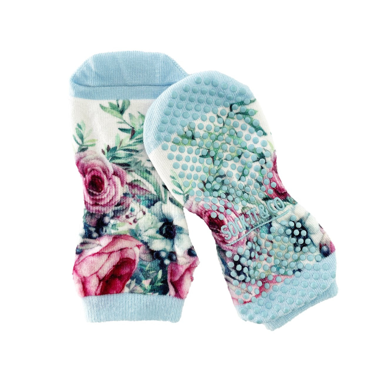 Blossom Print Non-Slip Ankle Sock