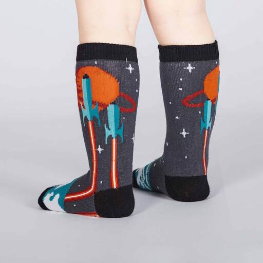 Launch from Earth Kid's Crew Socks