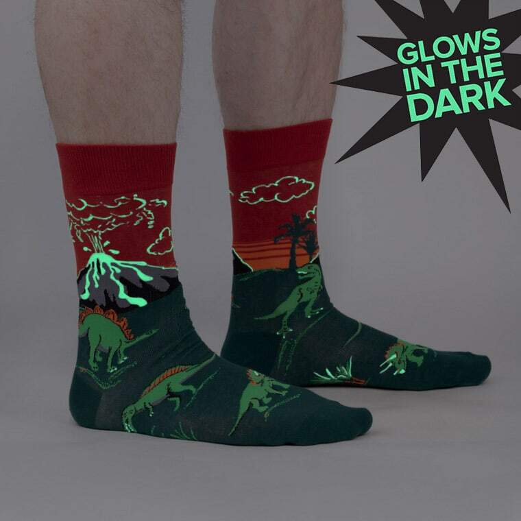 Dinosaur Days Men's Crew Socks