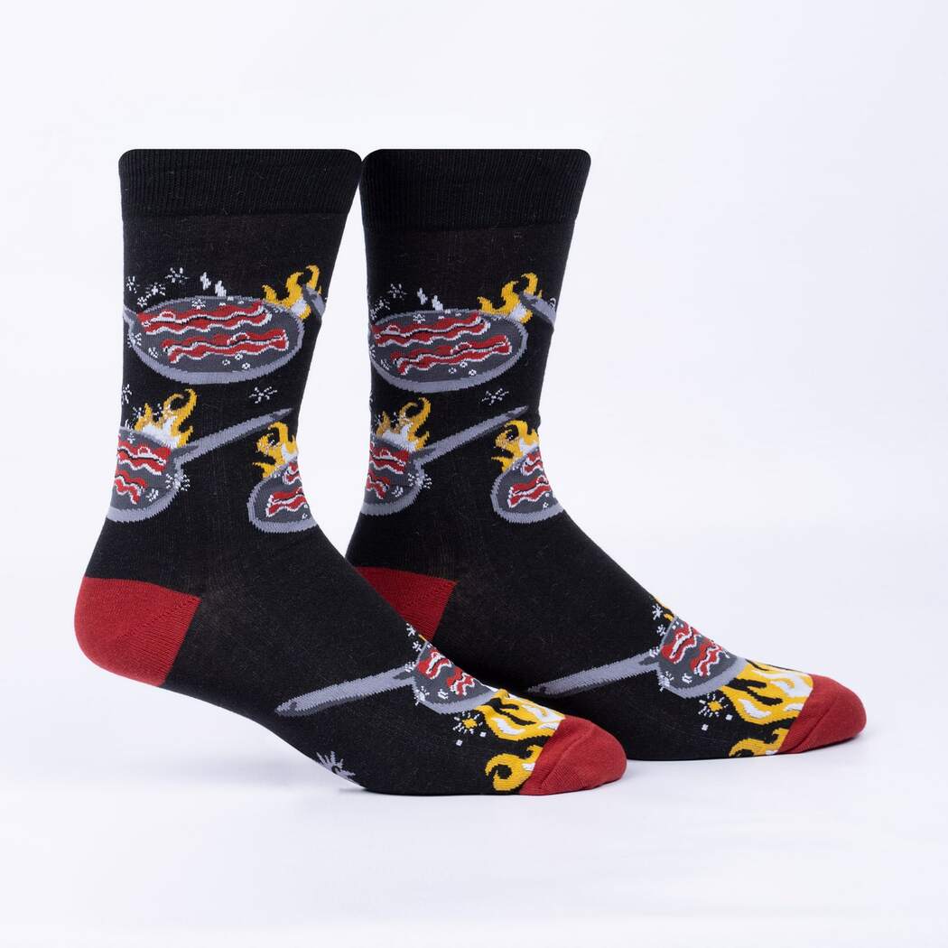 You're Bacon Me Hungry Men's Crew Socks