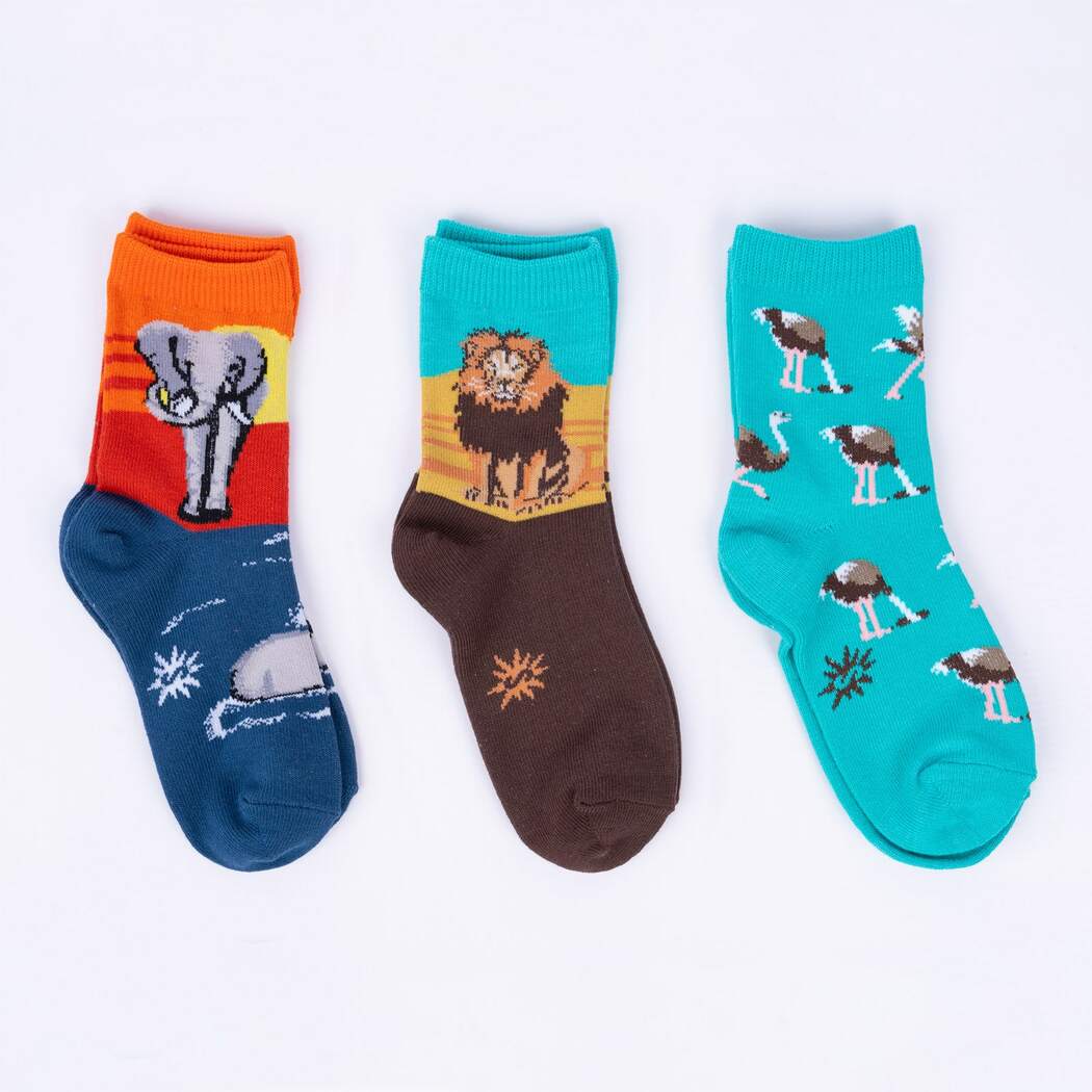 Make A Splash Kid's Crew Socks - 3 Pack