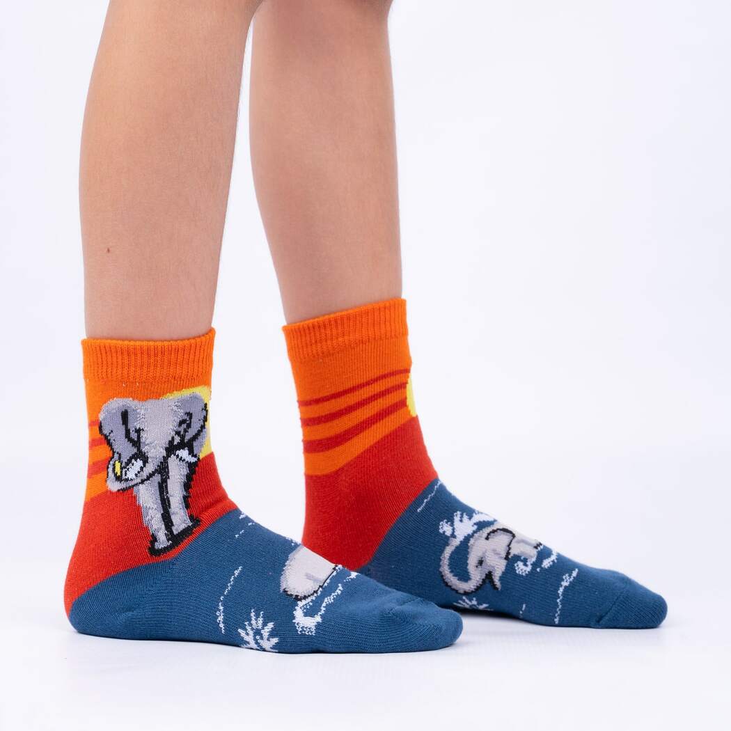 Make A Splash Kid's Crew Socks - 3 Pack