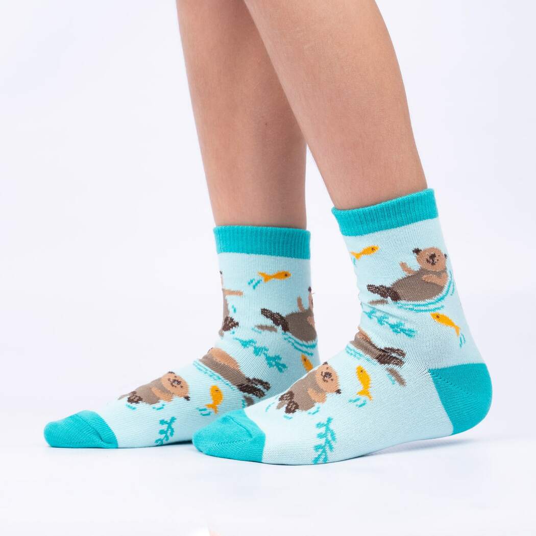 My Otter Half Kid's Crew Socks - 3 Pack