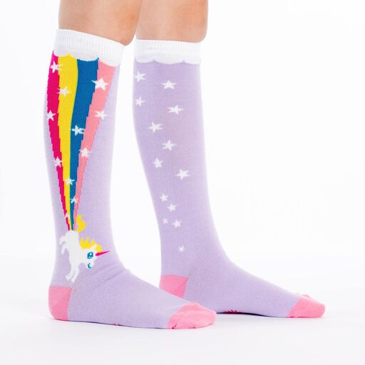 Rainbow Knee High Toe Socks – Sock Garden