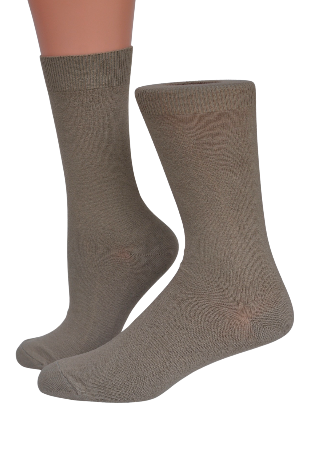 Cotton Crew Sock in Sandstone - Aussie Made