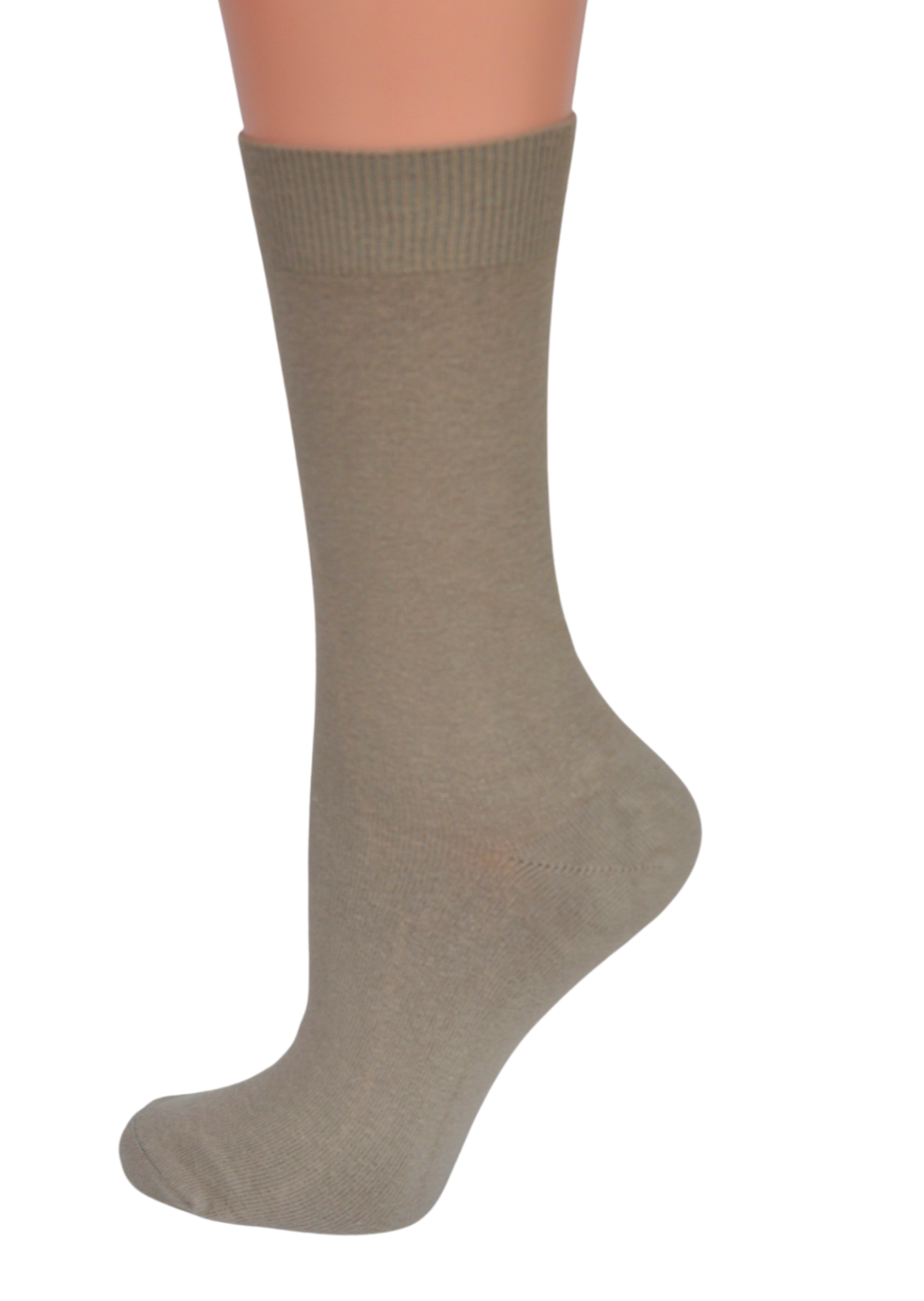 Cotton Crew Sock in Sandstone - Aussie Made