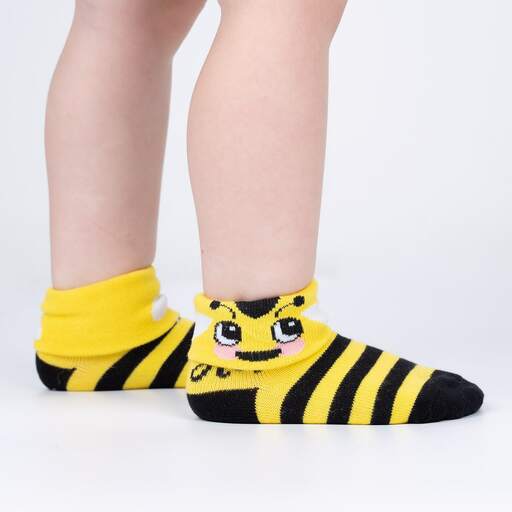 Bee-ing Happy Kid's Crew Socks