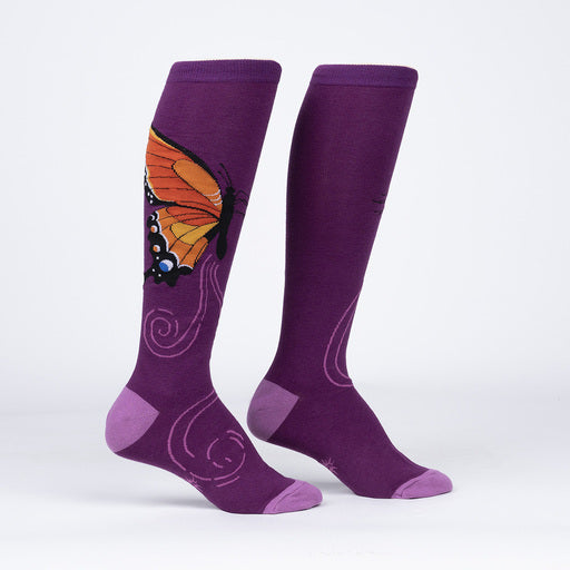 The Monarch Butterfly Knee High Socks