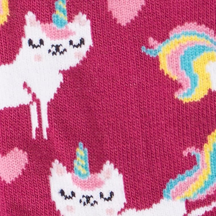 Check Meowt Turn-Cuff Crew Socks