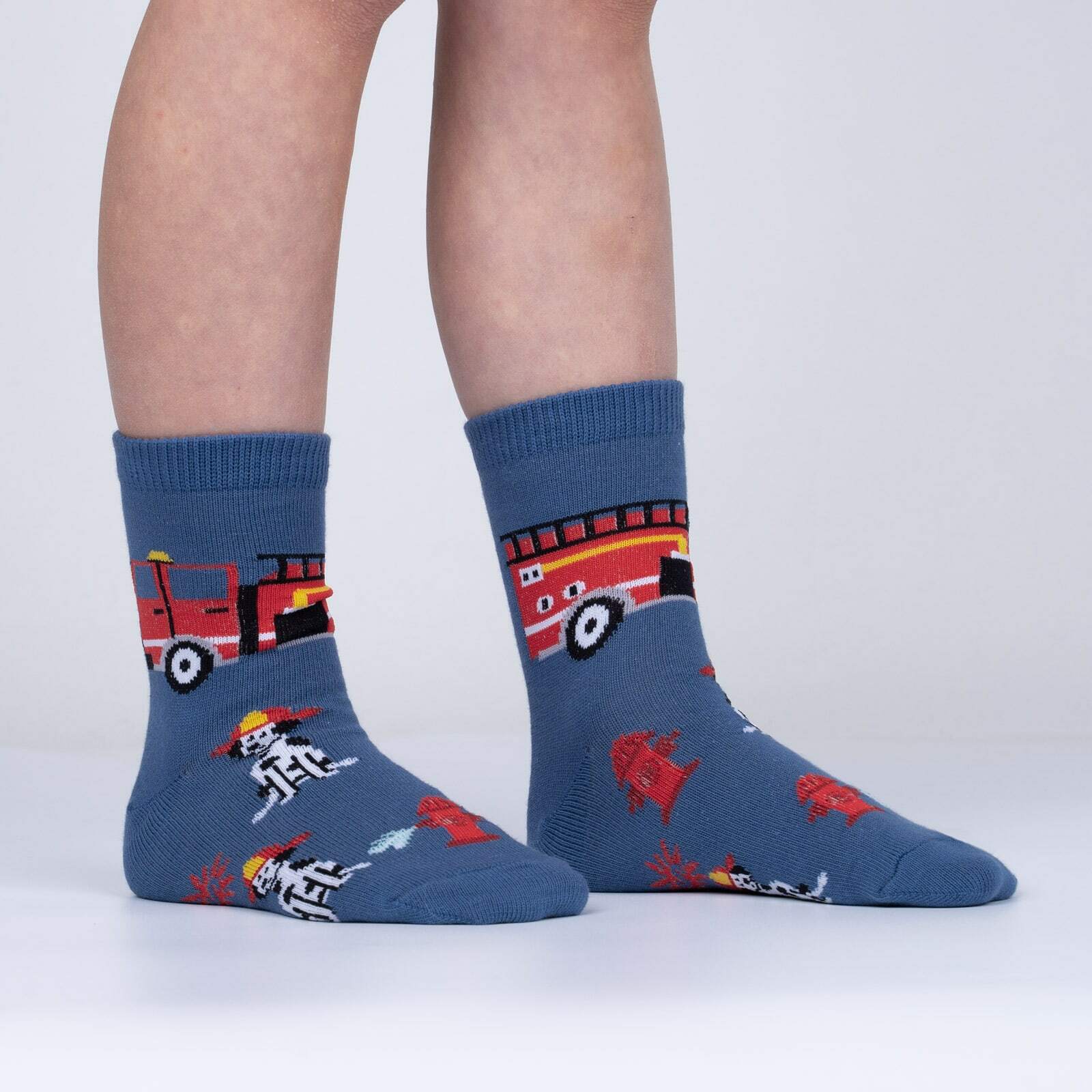 Fire Truck Pup Kid's Crew Socks