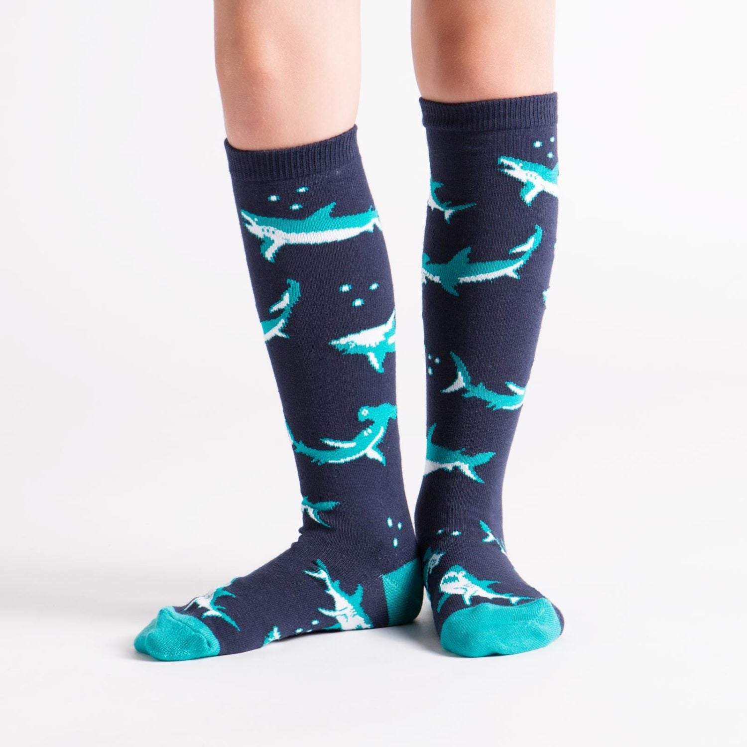 Shark Attack Kid's Knee High Socks