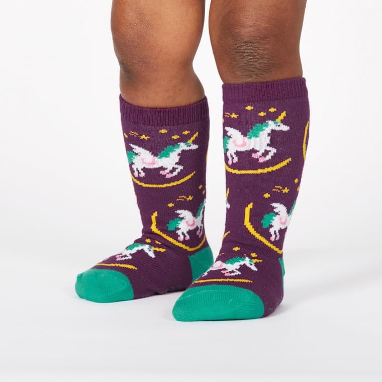 Wish Upon a Pegasus Kids' Knee High Socks