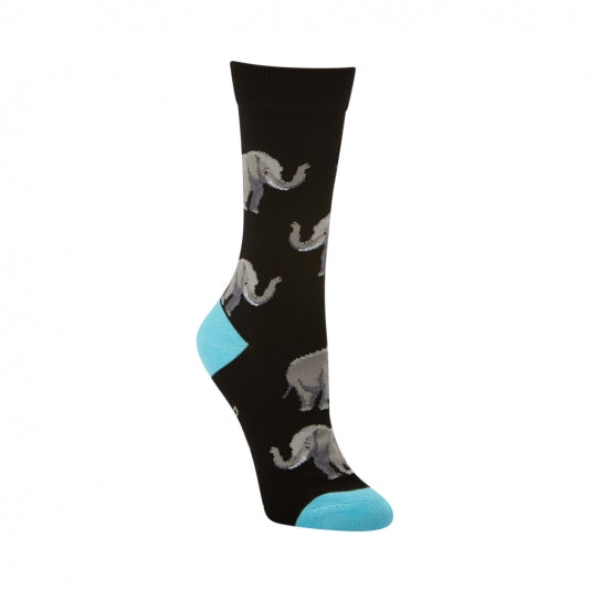 Elephant Women's Bamboo Crew Socks