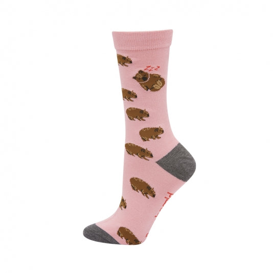 Wombat Women's Bamboo Crew Socks