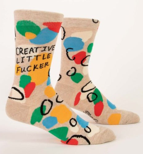 Creative Little Fucker Men's Crew Socks