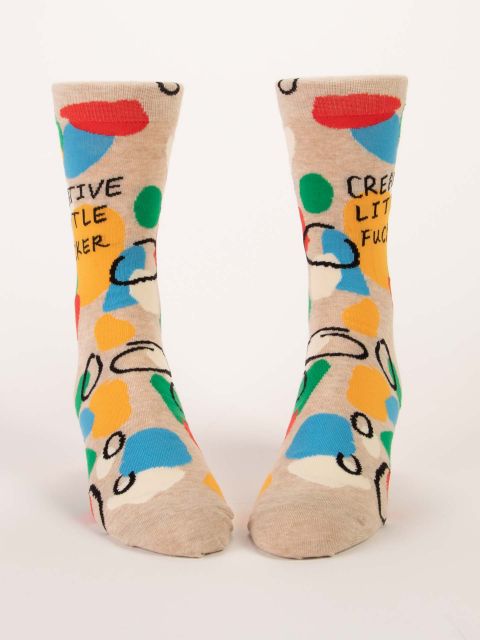 Creative Little Fucker Men's Crew Socks