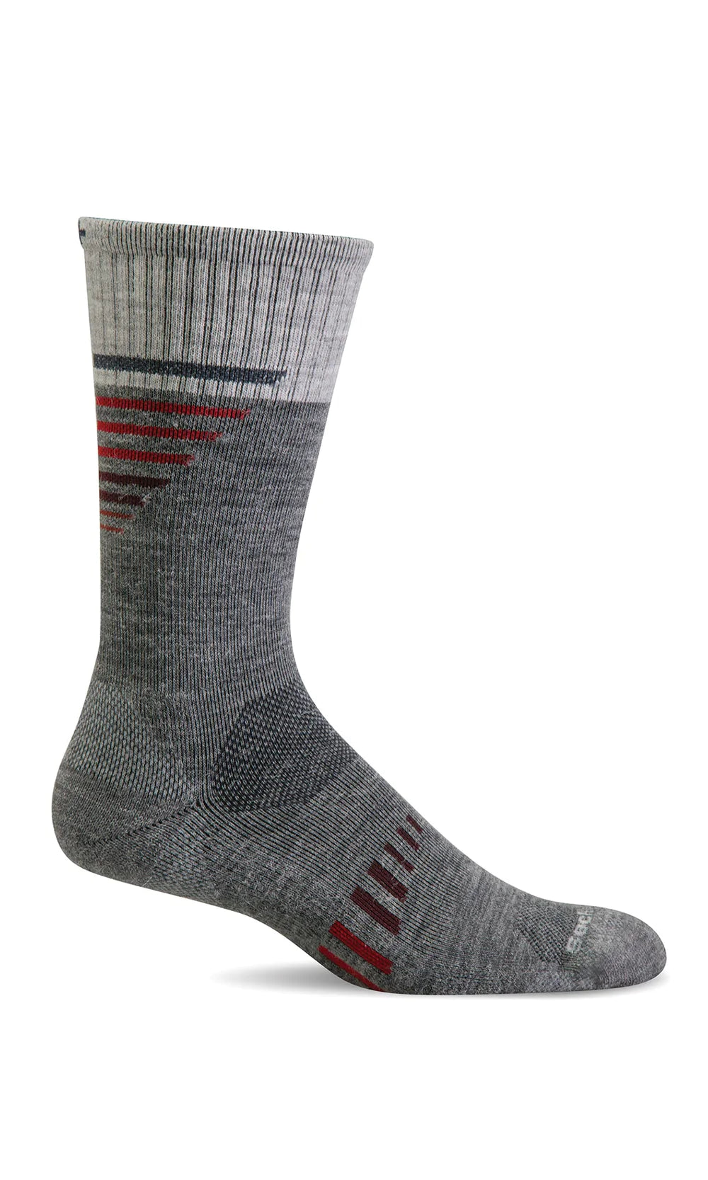 Ascend II Men's Merino/Alpaca Crew Moderate Compression Sock