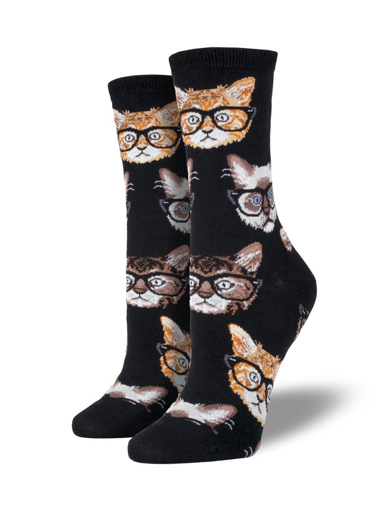 Kittenster Women's Crew Socks