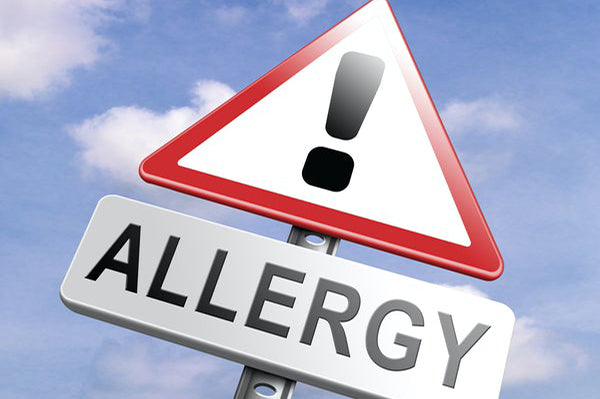 Allergy warning sign