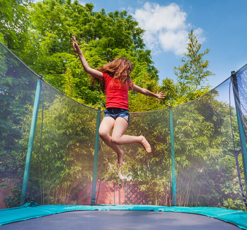 Trampoline play is a great activity
