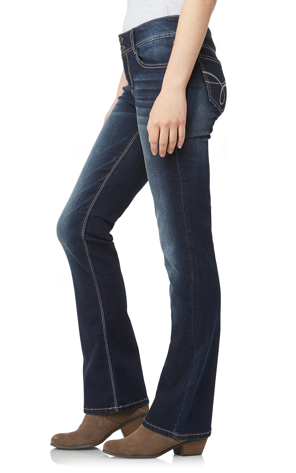 InstaStretch® Luscious Curvy Bootcut Jeans – WallFlower Jeans
