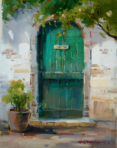 Green Door Policy Canvas 8x10"