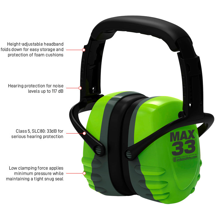 Esko Max28 Bluetooth Earmuff - Esko Safety