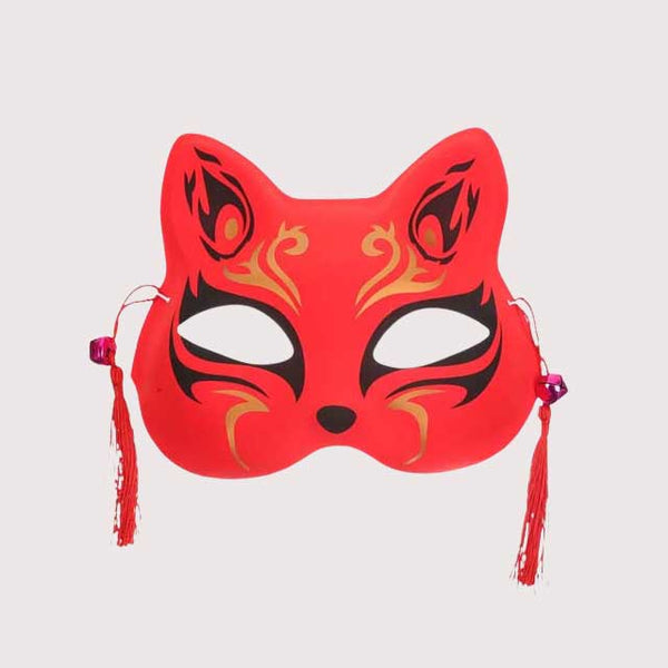 Red Kitsune Fox Mask | Eiyo Kimono