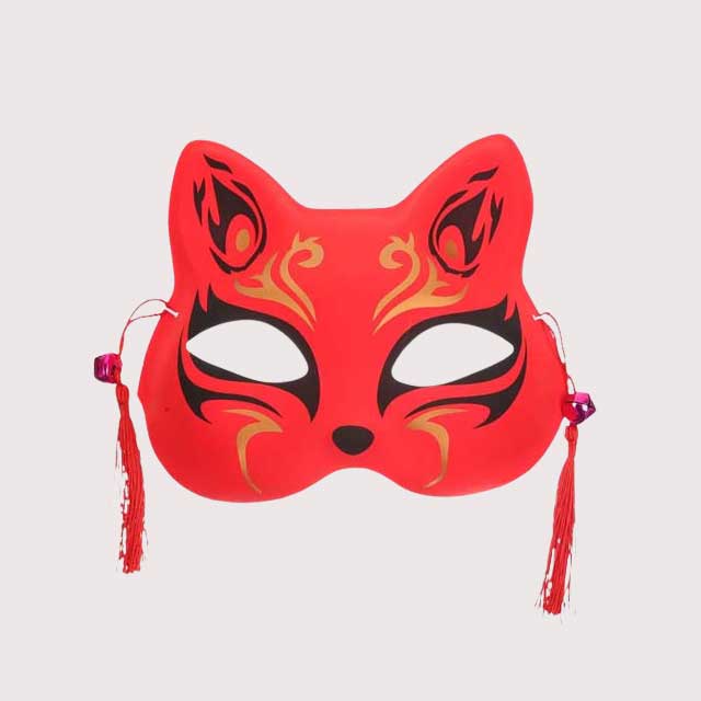 Red Kitsune Mask | Kimono
