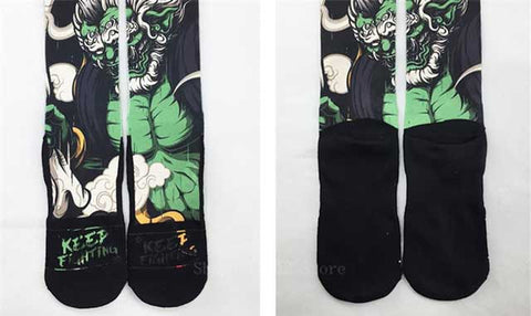 Oni Face Japanese Socks | Eiyo Kimono