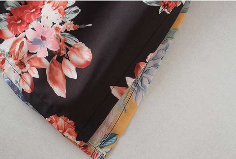 Long Floral Kimono Robe | Eiyo Kimono