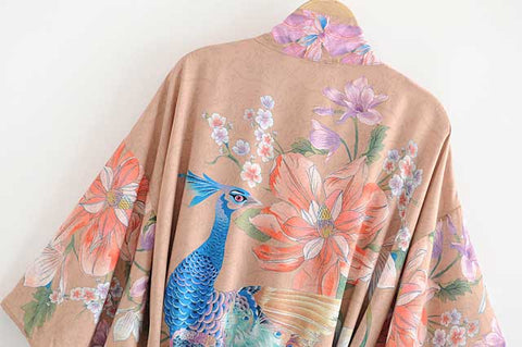 Long Cover up Kimono Duster | Eiyo Kimono