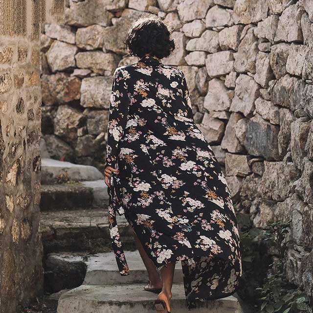 Floral Kimono Robe