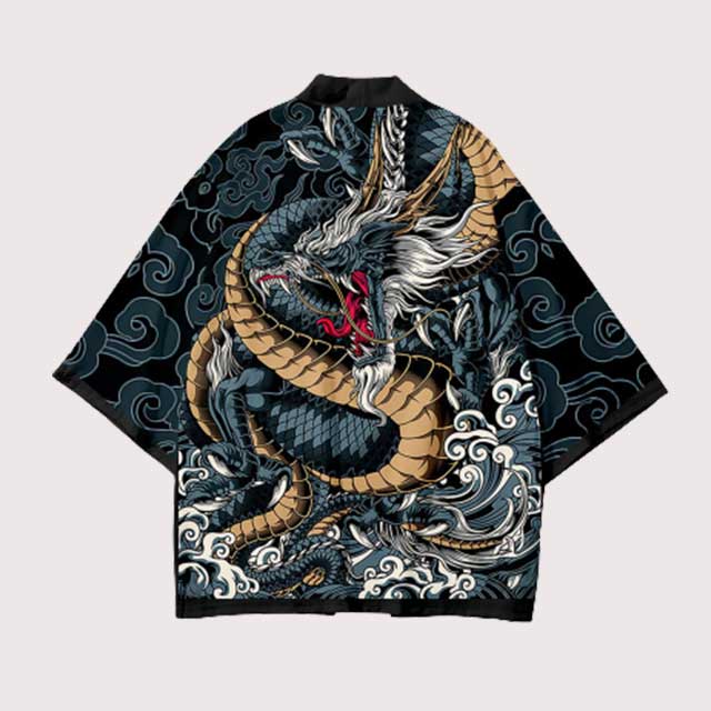 Japanese Dragon Kimono Set