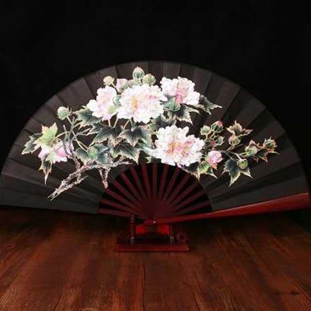 Floral Silk Hand Fan