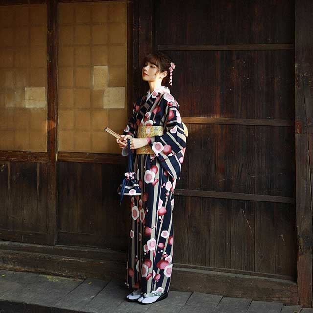 Floral Japanese Yukata