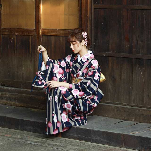 Floral Japanese Yukata