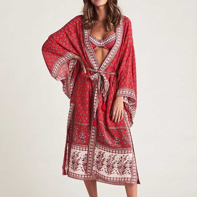 Women's Boho Kimono