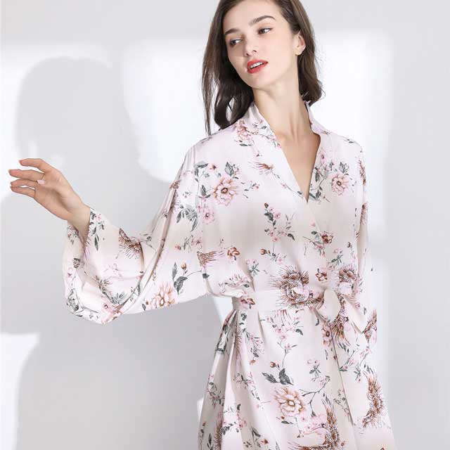 Silk Kimono Robe