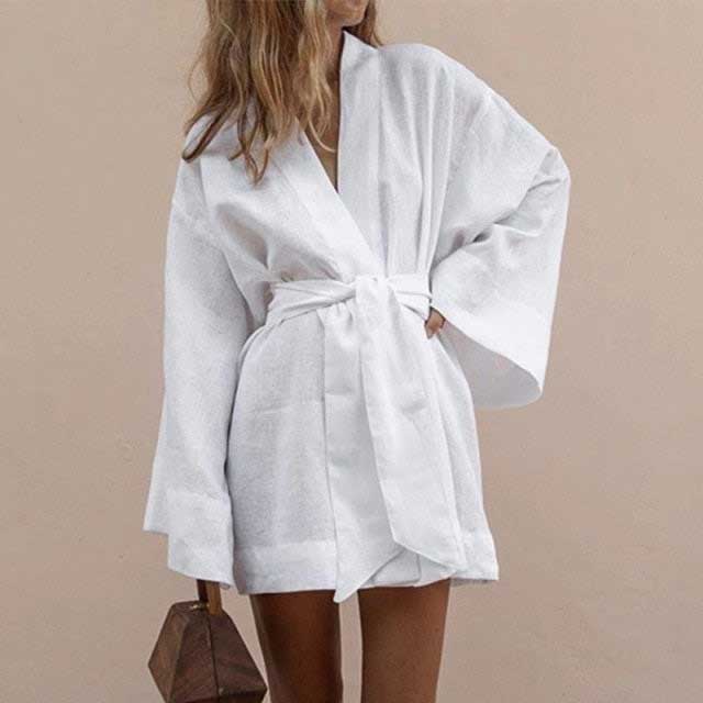 Mini Kimono Style Dress