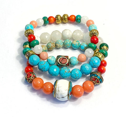 Tibetan Ceramic Bracelets