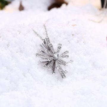 snowflake-silver-charm-necklace