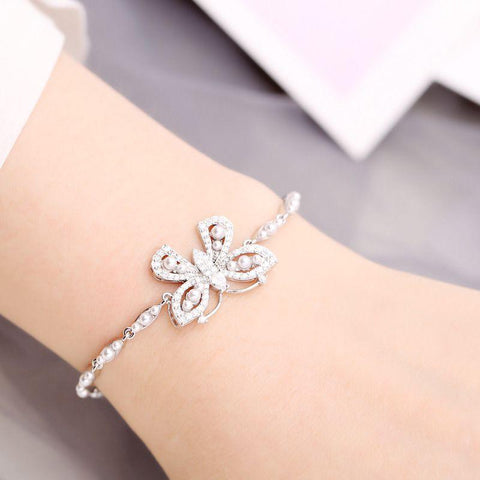 star-white-charm-bracelet