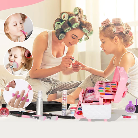 Kit de maquillage pour enfants,ensemble de maquillage lavable pour