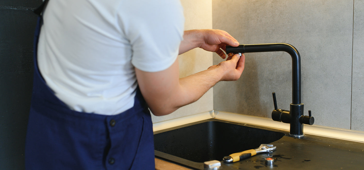 install kitchen taps
