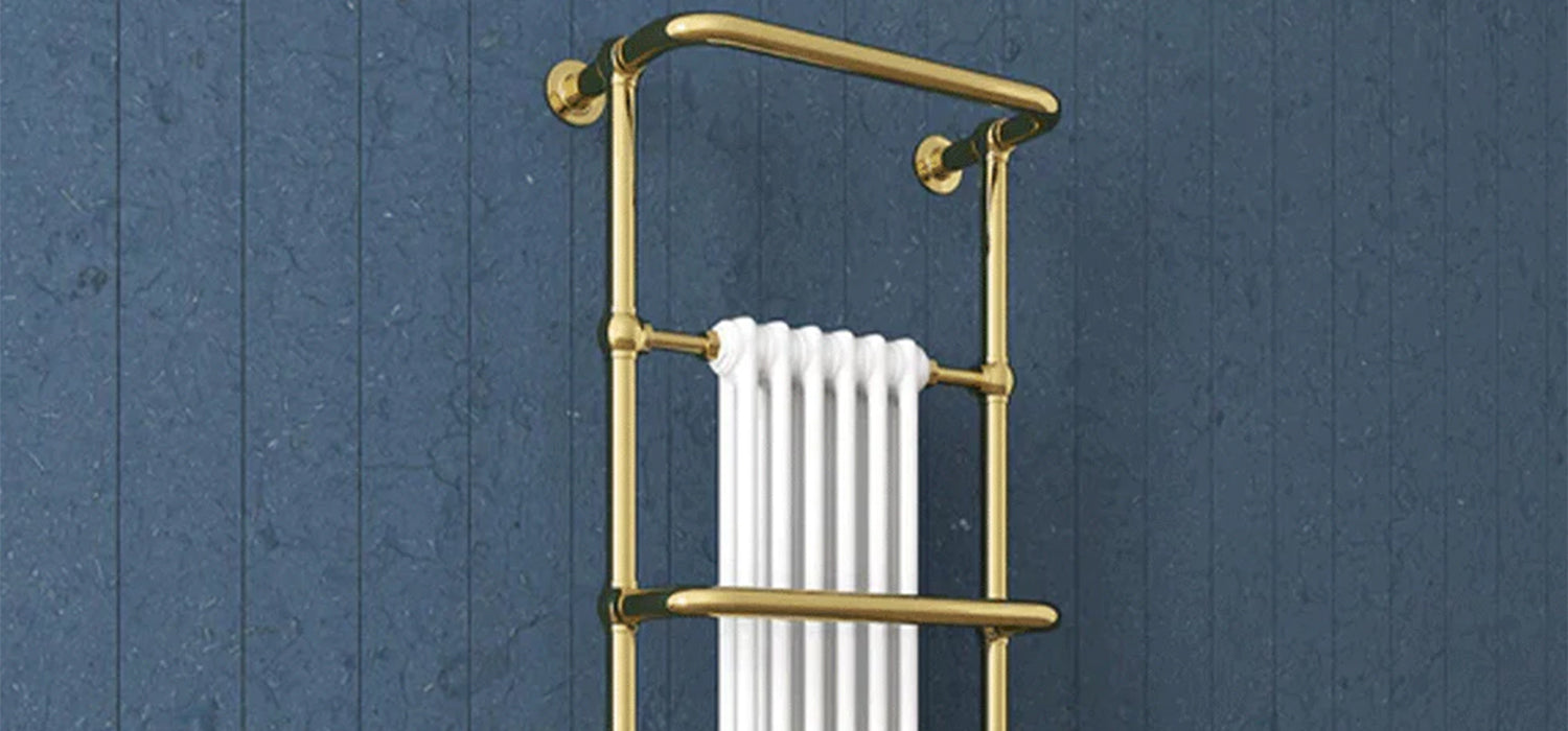 gold towel radiator