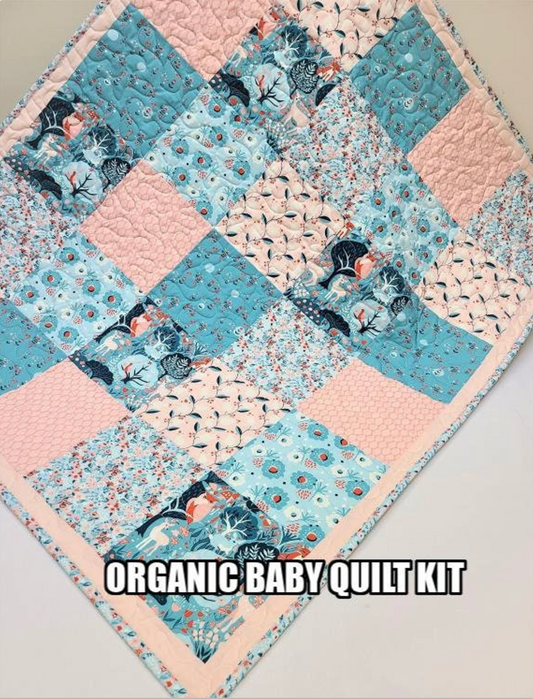 Quilt Kit, Hummingbird Quilt Kit, Baby Girl, Lap Quilt, DIY –  mountainfabrics