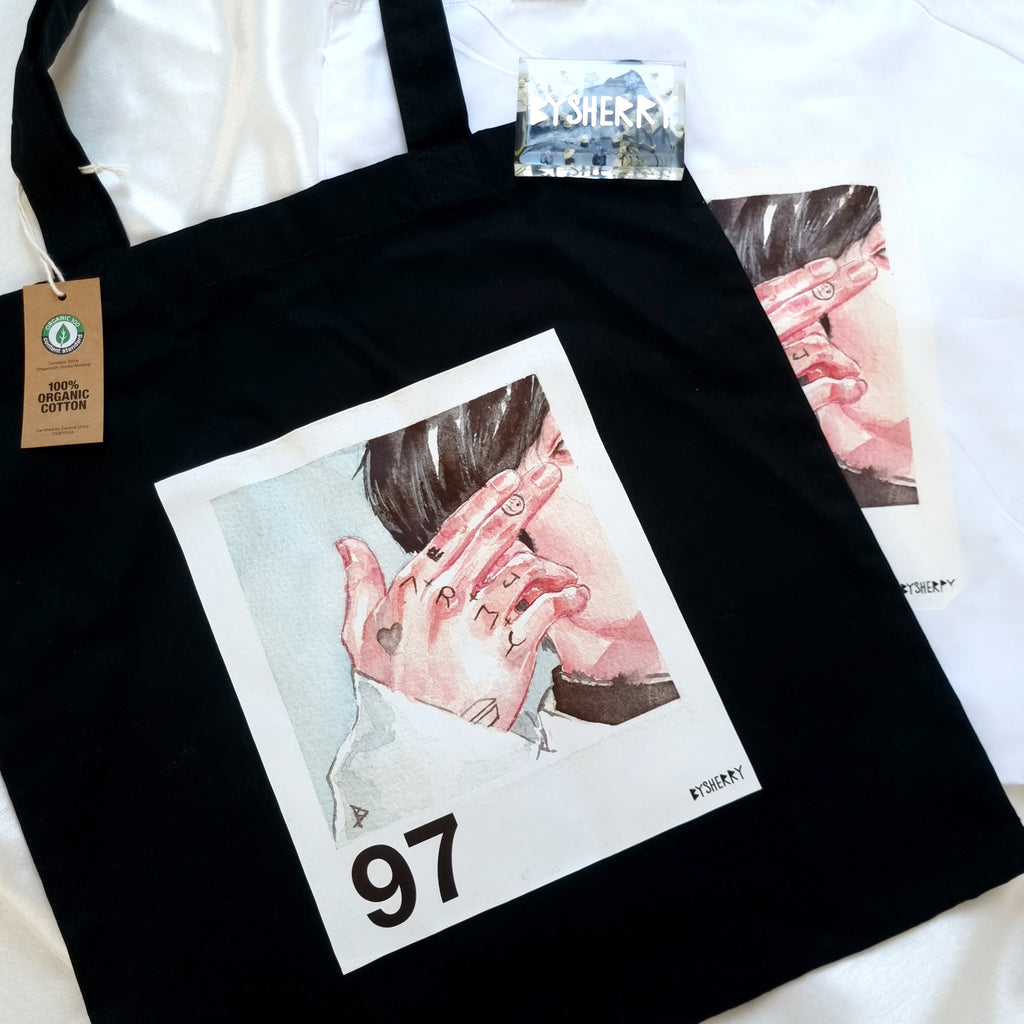 BTS Tote Bag BTS Army Tote Bag K-pop Jin Suga J-hope RM -  Singapore