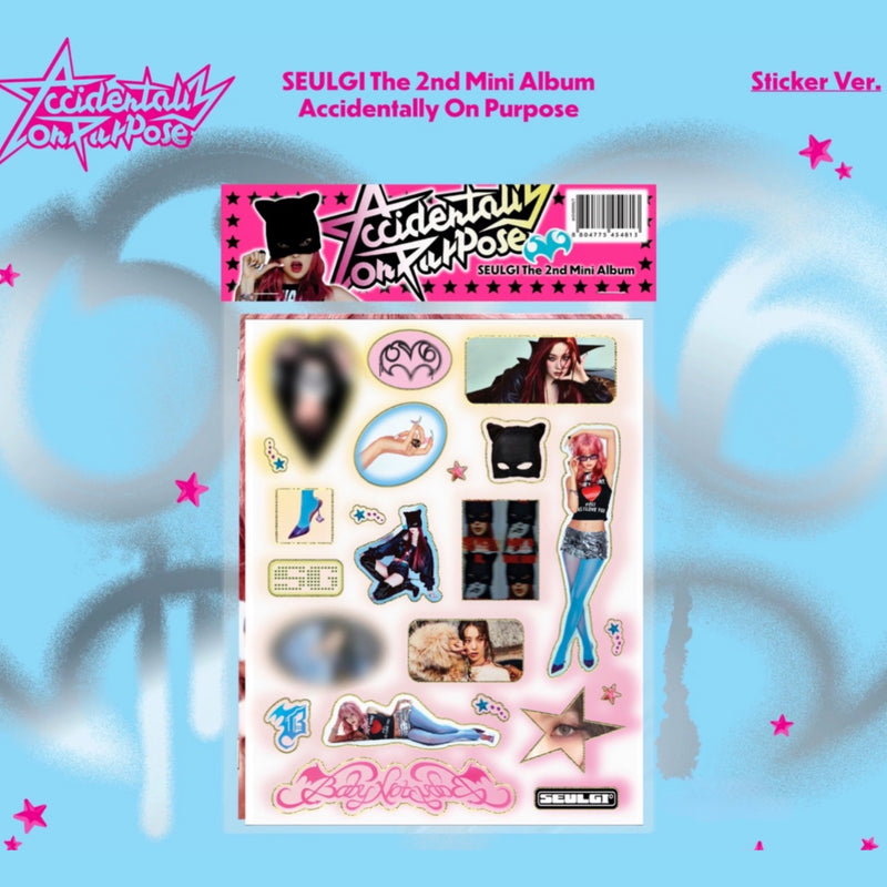 Red Velvet - SEULGI - 2nd Mini-Album 'Accidentally On Purpose' (Sticker Version) + Apple Music POB Photocard